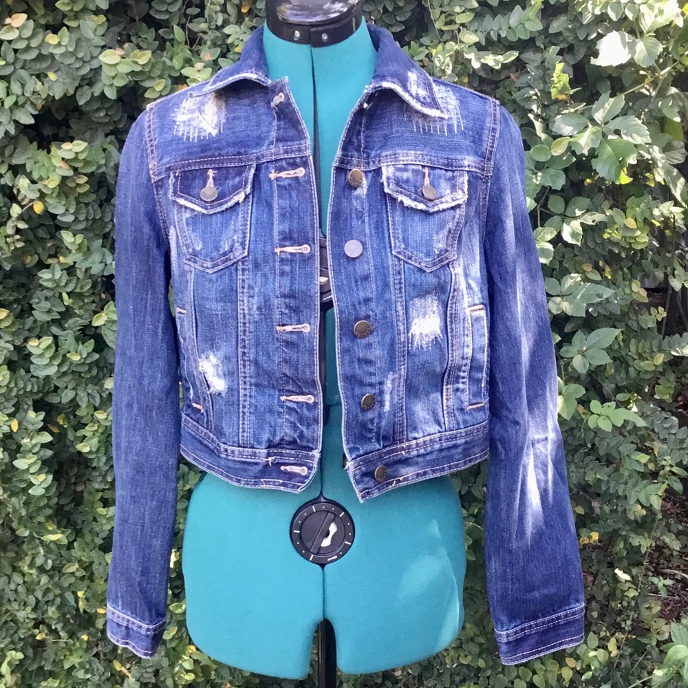 Momento Mori Winged Hourglass Hocus Pocus Cemetery Inspired Custom Jean Jacket - Picture 14 of 15